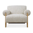 Modern European furniture - Boucle Rolled-Arm Accent Chair - www.oroa.com