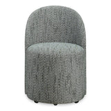 Chenille Caster Swivel Dining Chair | Uttermost Roll With It