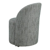 Chenille Caster Swivel Dining Chair | Uttermost Roll With It