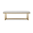 Modern European furniture - Upholstered Wool-Inspired Bench - www.oroa.com