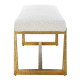 Modern European furniture - Upholstered Wool-Inspired Bench - www.oroa.com
