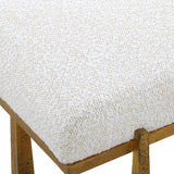 Modern European furniture - Upholstered Wool-Inspired Bench - www.oroa.com