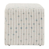 Chenille Cube Ottoman | Uttermost Joie