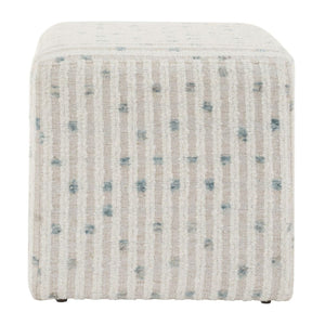   Chenille Cube Ottoman | Oroa.com