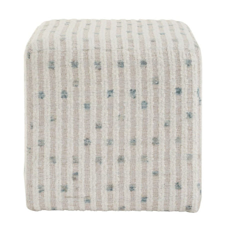 Chenille Cube Ottoman | Uttermost Joie