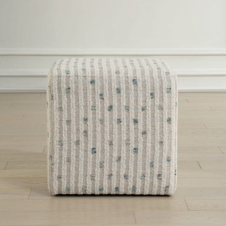 Chenille Cube Ottoman | Uttermost Joie