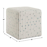 Chenille Cube Ottoman | Uttermost Joie