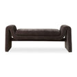 Modern European furniture - Black Velvet Bench - www.oroa.com