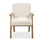 Modern European furniture - Oak Framed Padded Dining Chair - www.oroa.com