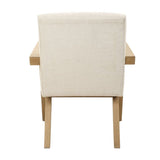 Oak Framed Padded Dining Chair | Uttermost  Blakely