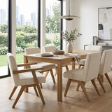 Oak Framed Padded Dining Chair | Uttermost  Blakely