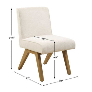   Oak Framed Padded Dining Chair | Oroa.com
