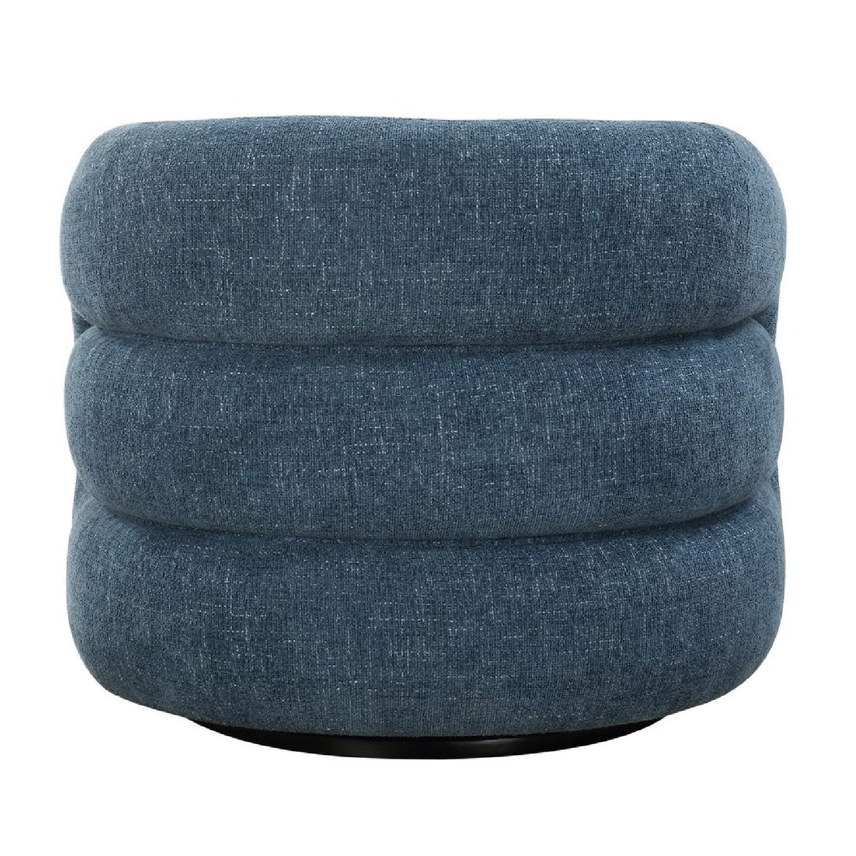   Blue Chenille Swivel Chair | Oroa.com