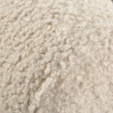 Modern European furniture - White Shearling T-Back Accent Chair - www.oroa.com