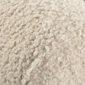   White Shearling T-Back Accent Chair | Oroa.com