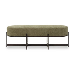 Green Upholstered Bench by Uttermost Merino