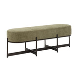 Modern European furniture - Green Upholstered Bench - www.oroa.com