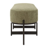 Modern European furniture - Green Upholstered Bench - www.oroa.com