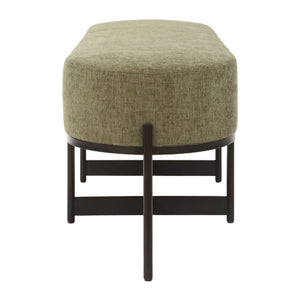  Green Upholstered Bench | Oroa.com
