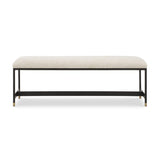 Modern European furniture - White Upholstered Bench - www.oroa.com