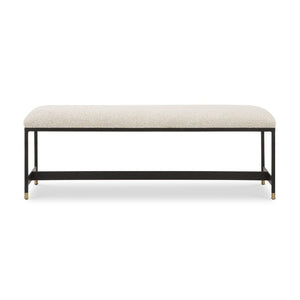   White Upholstered Bench | Oroa.com