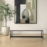 Modern European furniture - White Upholstered Bench - www.oroa.com