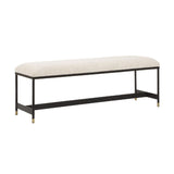 Modern European furniture - White Upholstered Bench - www.oroa.com