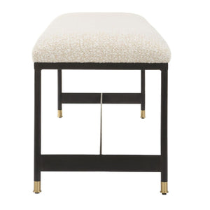   White Upholstered Bench | Oroa.com