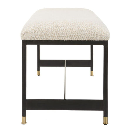 Modern European furniture - White Upholstered Bench - www.oroa.com
