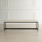 Modern European furniture - White Upholstered Bench - www.oroa.com