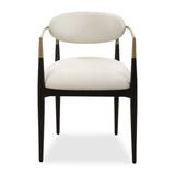 White Velvet Dining Chair | Uttermost Moxie