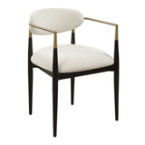 White Velvet Dining Chair | Uttermost Moxie