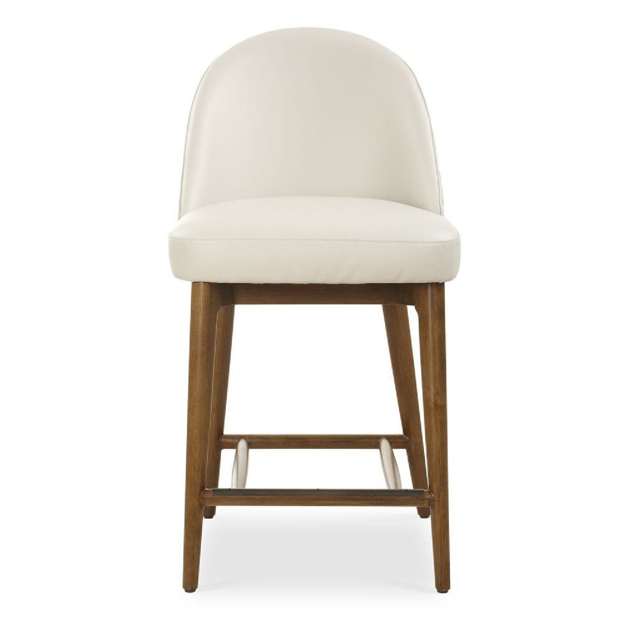   Cream Leather Inspired Counter Stool | Oroa.com