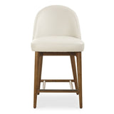 Modern European furniture - Cream Leather Inspired Counter Stool - www.oroa.com