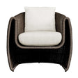 Modern European furniture - Woven Wicker Outdoor Lounge Chair - www.oroa.com