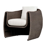 Modern European furniture - Woven Wicker Outdoor Lounge Chair - www.oroa.com