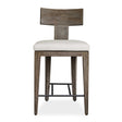Modern European furniture - Mahogany T-Shaped Outdoor Counter Stool - www.oroa.com 