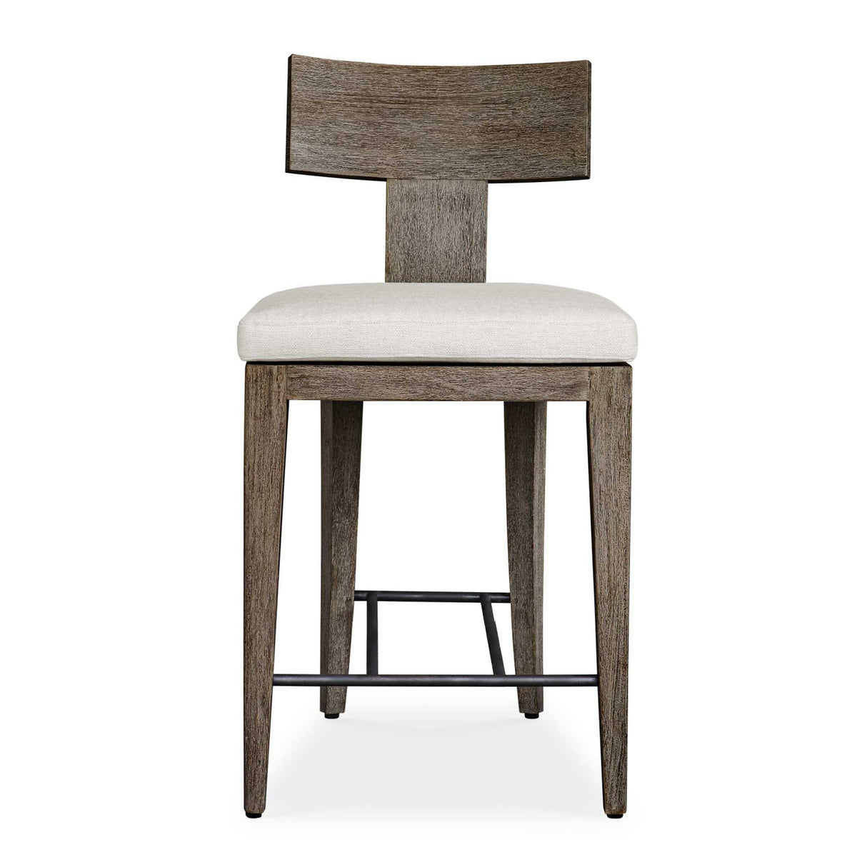  Mahogany T-Shaped Outdoor Counter Stool | Oroa.com