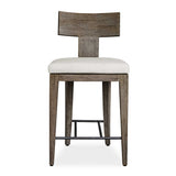 Modern European furniture - Mahogany T-Shaped Outdoor Counter Stool - www.oroa.com 