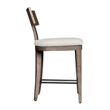 Modern European furniture - Mahogany T-Shaped Outdoor Counter Stool - www.oroa.com 