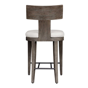   Mahogany T-Shaped Outdoor Counter Stool | Oroa.com