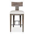Modern European furniture - Mahogany T-Shaped Outdoor Bar Stool - www.oroa.com