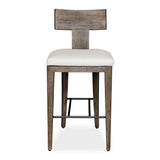 Modern European furniture - Mahogany T-Shaped Outdoor Bar Stool - www.oroa.com