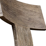 Modern European furniture - Mahogany T-Shaped Outdoor Bar Stool - www.oroa.com
