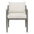 Modern European furniture - Gray Mahogany Outdoor Dining Chair - www.oroa.com