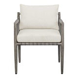Modern European furniture - Gray Mahogany Outdoor Dining Chair - www.oroa.com