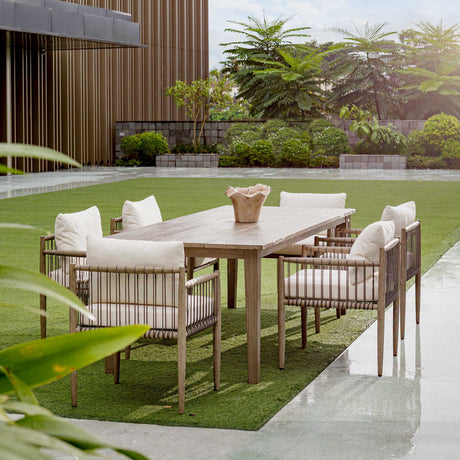   Gray Mahogany Outdoor Dining Chair | Oroa.com