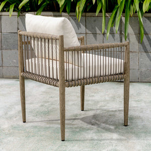   Gray Mahogany Outdoor Dining Chair | Oroa.com