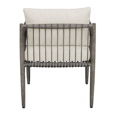 Modern European furniture - Gray Mahogany Outdoor Dining Chair - www.oroa.com