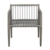 Modern European furniture - Gray Mahogany Outdoor Dining Chair - www.oroa.com